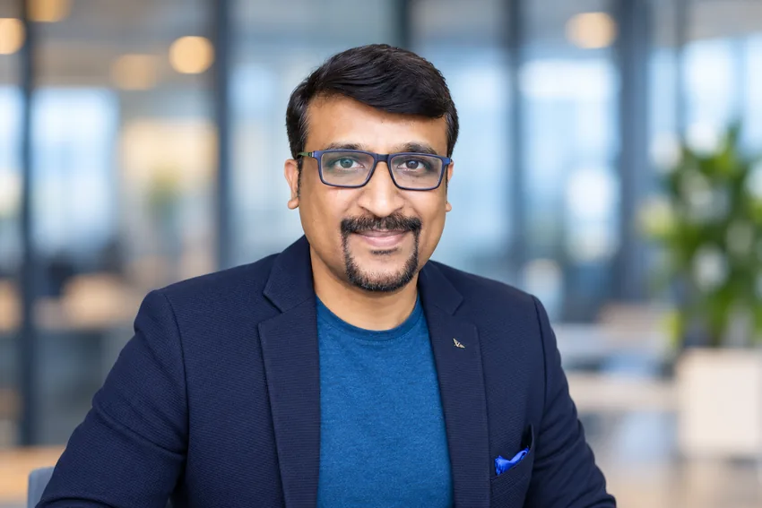 Dr. Manjunath M.S. in blue jacket, professional portrait